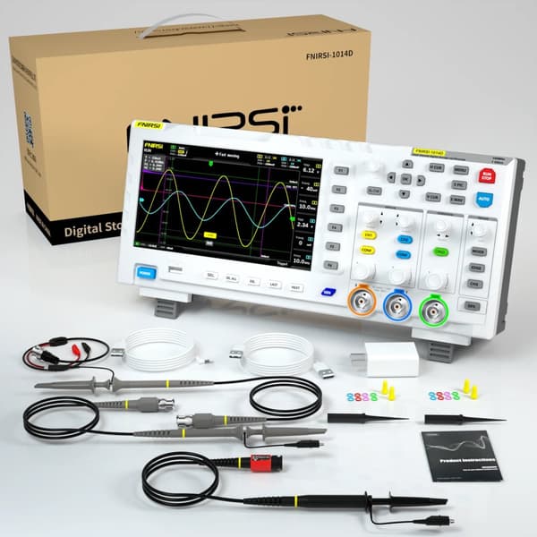 Digitalt oscilloskop, dualkanaler, 1GSa/s samplingfrekvens, 400V maksimal spænding,P4100 Probe