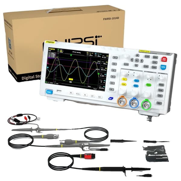 Digitalt oscilloskop, dualkanaler, 1GSa/s samplingfrekvens, 400V maksimal spænding,P4100 Probe