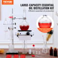 Miniatyrbild 2 av 4: Essential Oil Distillation Kit, 500 ml/2 L kapacitet, 3.3 boro glasutrustning,500 ml