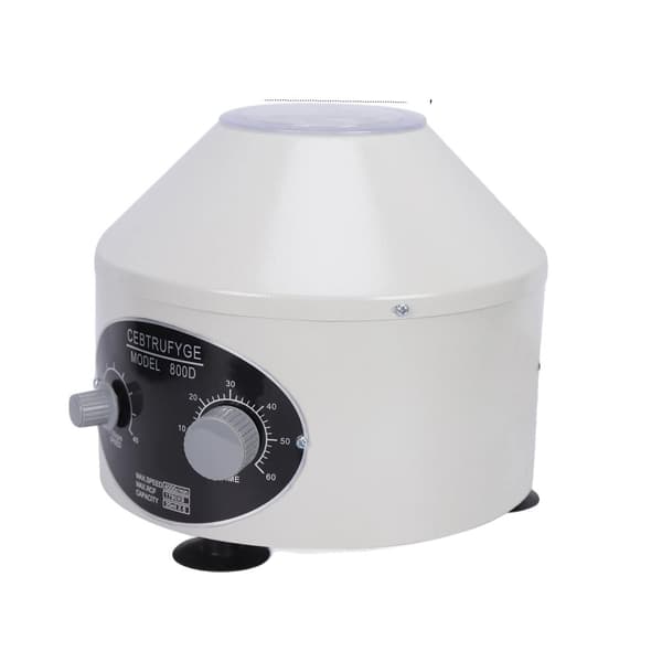 Laboratoriecentrifug, maxhastighet 4000rpm, kapacitet 20ML x 6,Vit-Svart