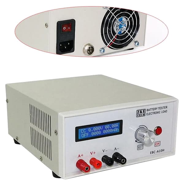 EBC-A10H Elektronisk Belastningstester, Multifunktionel Batterikapacitetstester, Kompakt og Sikker