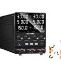 Miniatyrbild 1 av 2: Justerbar laboratoriekraftförsörjning, 60V max utgång, dubbelkanalsreglering,SC232-SPS305-2KD, AC 220V