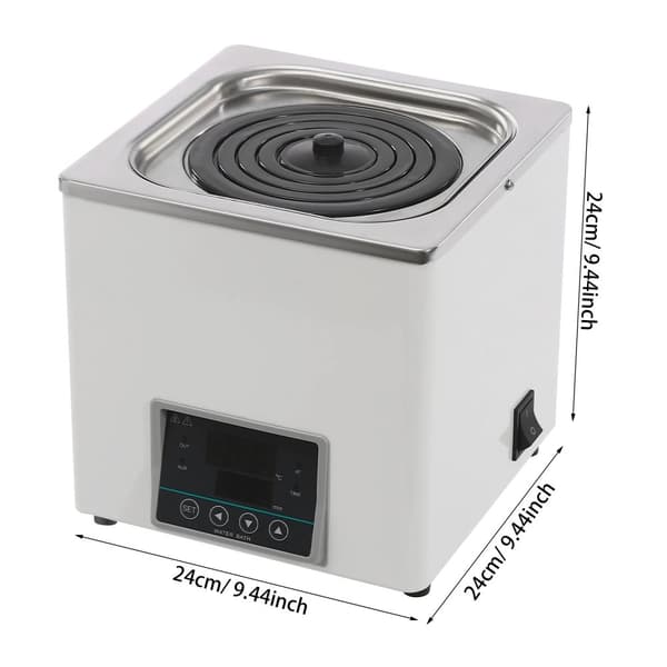 Laboratorievattenbad, 3L kapacitet, justerbar temperaturkontroll,220V, VIT