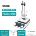 Miniatyrbillede 2 af 2: Magnetisk rører, Pladetemperatur -310°C, RPM-område 50-1500 rpm, Maks. blandingsvolumen 5L,EU-stik, HS8C(5L LCD)