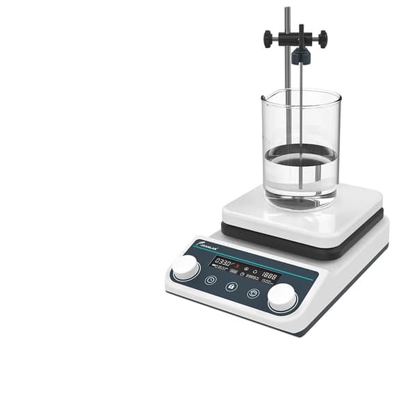 Magnetisk rører, Pladetemperatur -310°C, RPM-område 50-1500 rpm, Maks. blandingsvolumen 5L,EU stik, HS8Pro(5L LCD)
