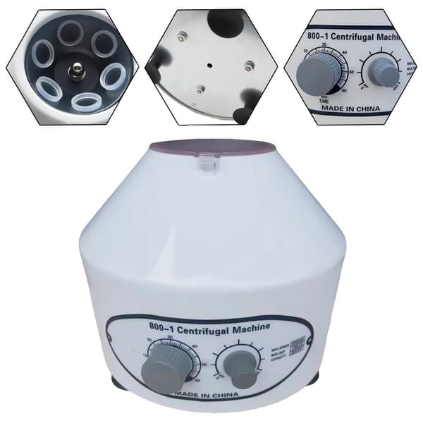 Laboratoriecentrifuge, 25W motor, 6x20ml kapacitet