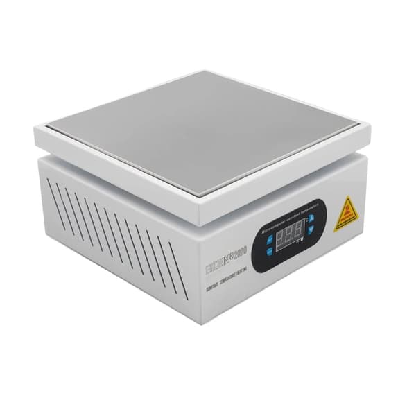 Elektrisk Kogeplade, 700W Effekt, Justerbar Temperatur,Hvid