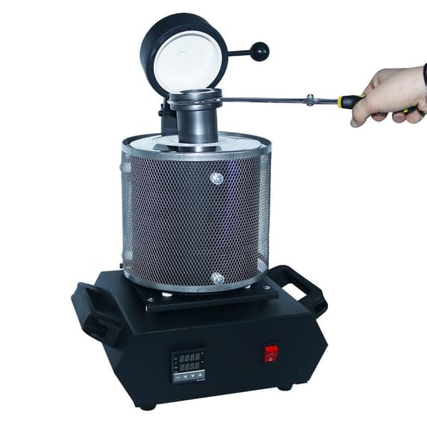 Elektrisk smältugn | 3KG | 1400W | Ugnsmetaller | för guld och silver | smyckestillverkning | smältugn | guld