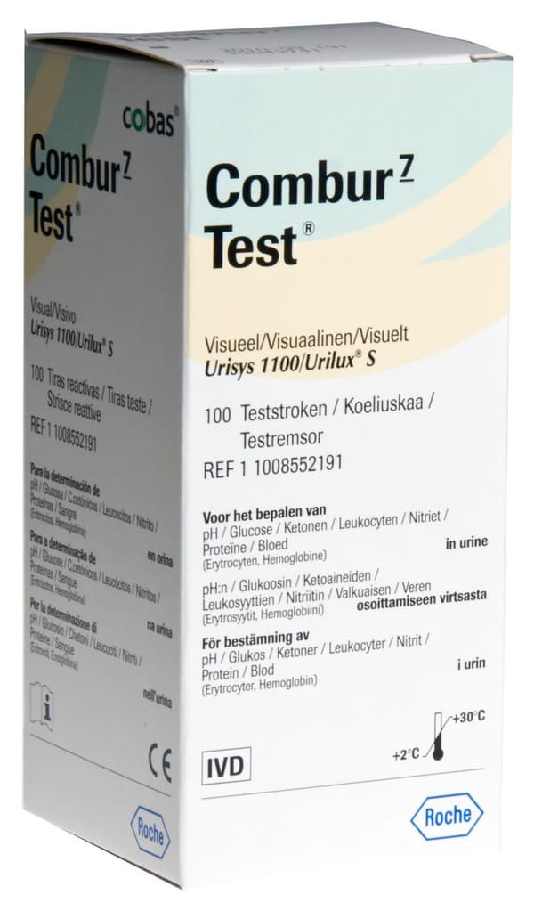 Urinstickor COMBUR 7 test 100/fp