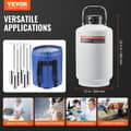 Miniatyrbillede 2 af 2: Flydende nitrogen tank, 30L kapacitet, holdbar aluminiumkonstruktion,10L