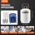 Miniatyrbillede 2 af 2: Flydende nitrogen tank, 30L kapacitet, holdbar aluminiumkonstruktion,6L