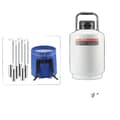 Miniatyrbillede 1 af 2: Flydende nitrogen tank, 30L kapacitet, holdbar aluminiumkonstruktion,6L