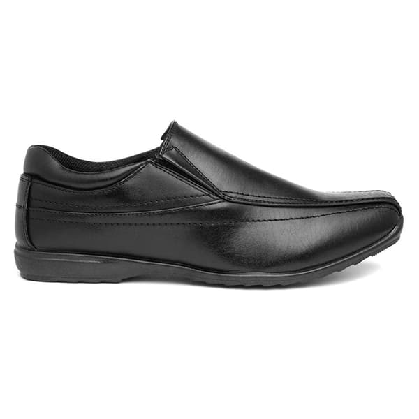 US Brass Mens Custer/Clipper Twin Gusset Shoes Black 7 UK