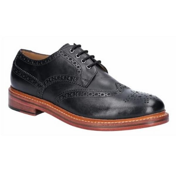 Cotswold Mens Quenington Goodyear Welt Lace Up Leather Shoe Black 10 UK