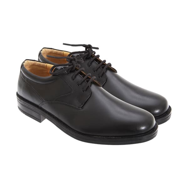 Roamers Mens Flexi Plain Leather Gibson Shoes