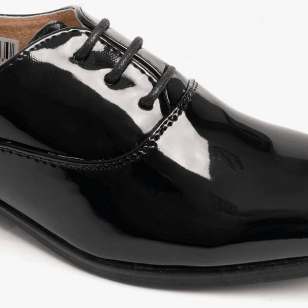 Goor Boys Patent Leather Lace-Up Oxford Tie Dress Shoes