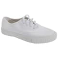 Miniatyrbilde 1 av 5: Dek Kids Unisex Junior Lace White Canvas Gym Plimsolls