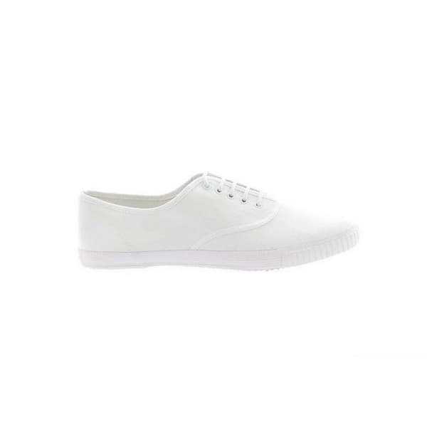 Dek Kids Unisex Junior Lace White Canvas Gym Plimsolls