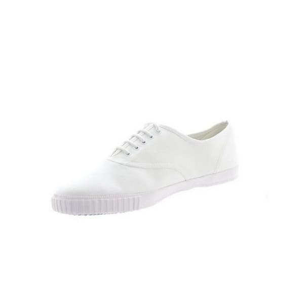 Dek Kids Unisex Junior Lace White Canvas Gym Plimsolls