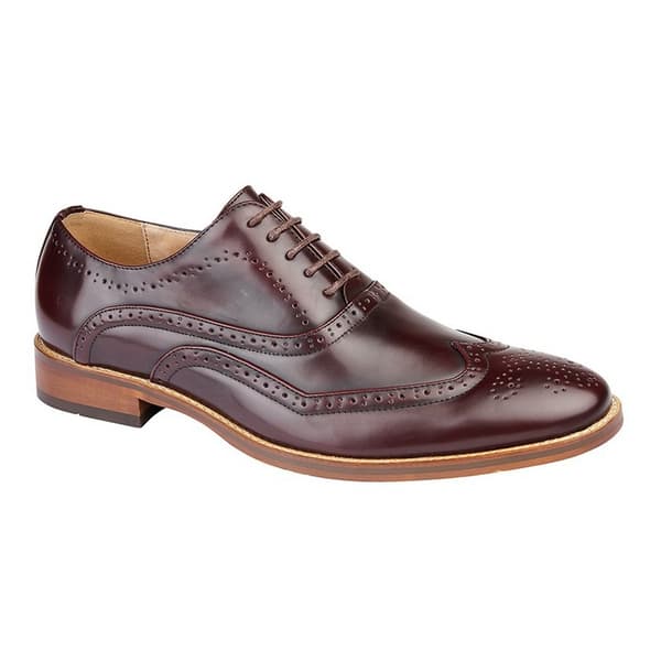Goor Mens 5 Eye Wing Capped Oxford Brogues