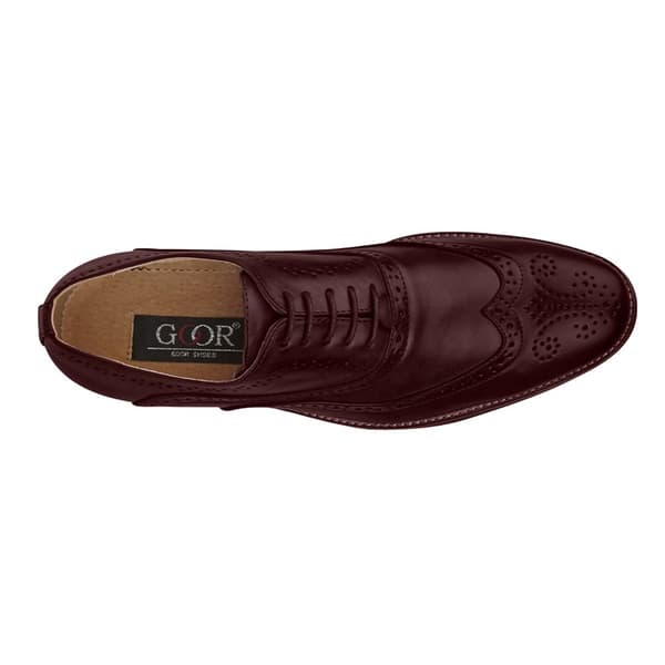 Goor Mens 5 Eye Wing Capped Oxford Brogues