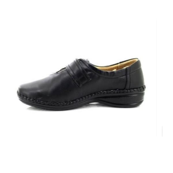Boulevard Womens/Ladies XXX Wide Touch Fastening Bar Shoes