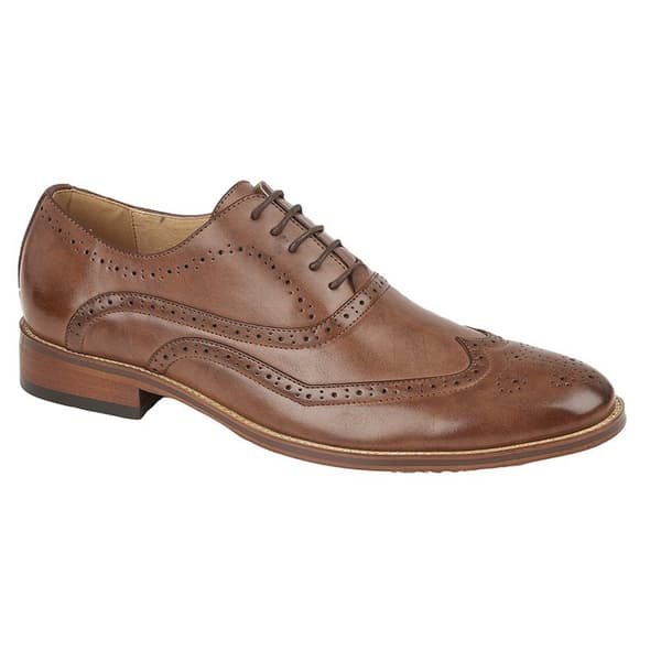 Goor Barnens pojkar Brogued Wing Tip Smart Shoe Brown 2 Childs UK