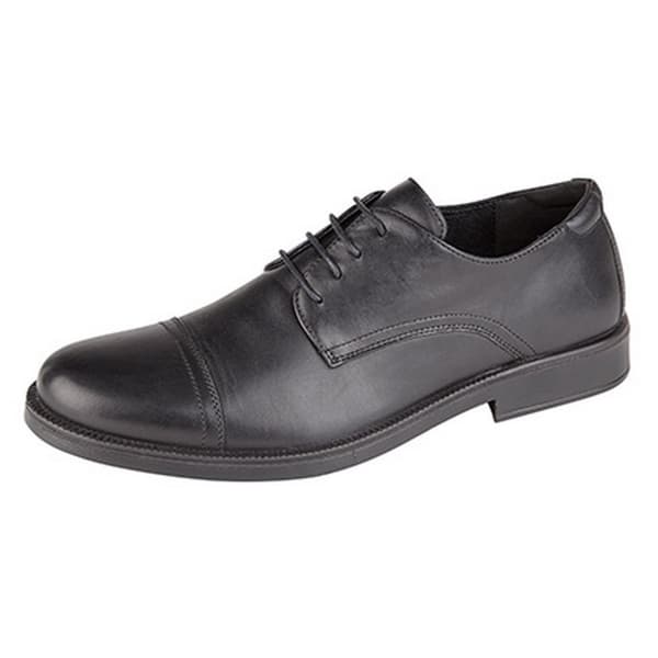IMAC Mens 4 Eye Capped Gibson Shoes Black 42 EU