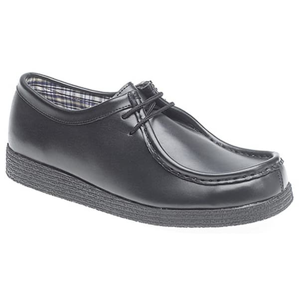 Route 21 Mens Coated Leather Apron Para Shoes Black 11 UK