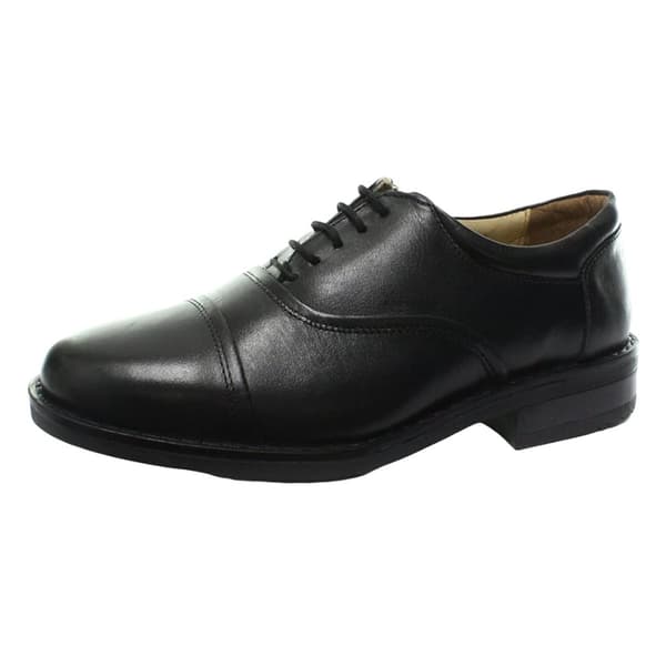 Roamers Mens Softie läder Blind Eye Flexi Capped Oxford skor