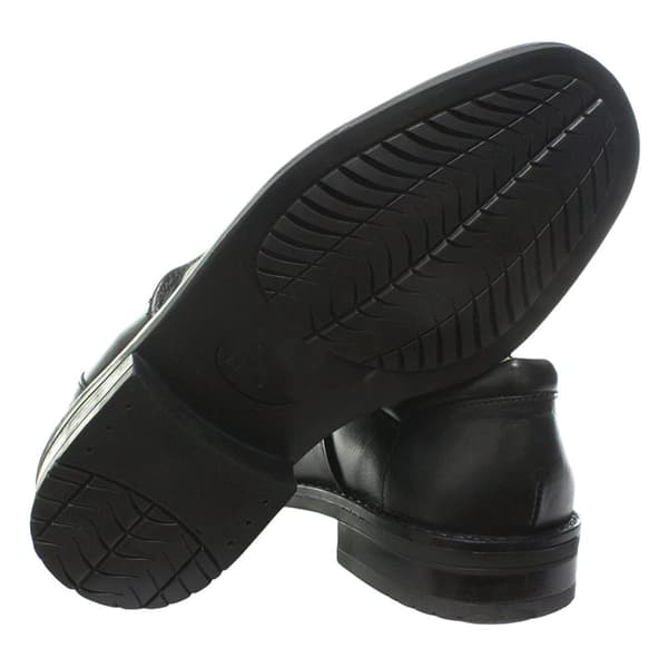 Roamers Mens Softie läder Blind Eye Flexi Capped Oxford skor