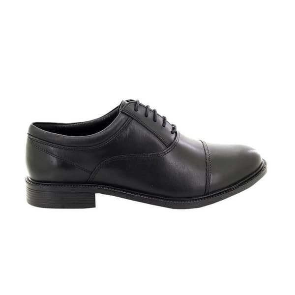 Roamers Herr Fuller Fitting Capped läder Oxford skor