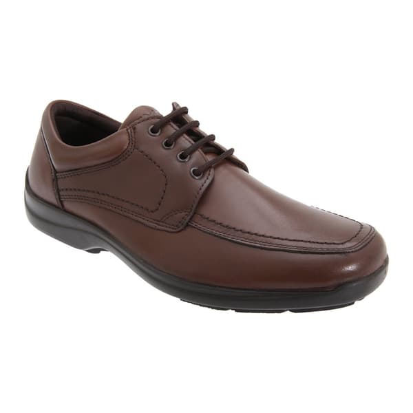 IMAC Mens Mudguard Panel Tie Läderskor Brown 44 EUR