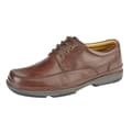 Miniatyrbilde 2 av 2: Roamers Mens Leather Wide Fit 4 Eye Deluxe Casual Shoes