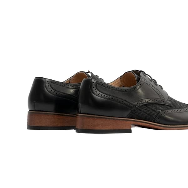 Goor Herre 4 Eye læder foret brogue Gibson sko