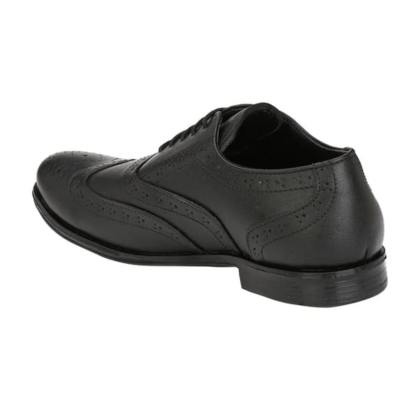 Roamers Mens 5 Eyelet Brogue Oxford Leather Shoes