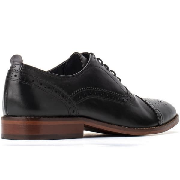 Base London Mens Cast Waxy Lace Up Leather Brogue Shoe