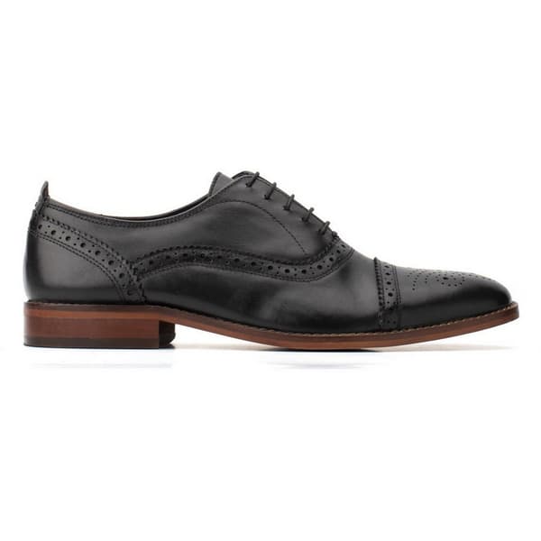 Base London Mens Cast Waxy Lace Up Leather Brogue Shoe