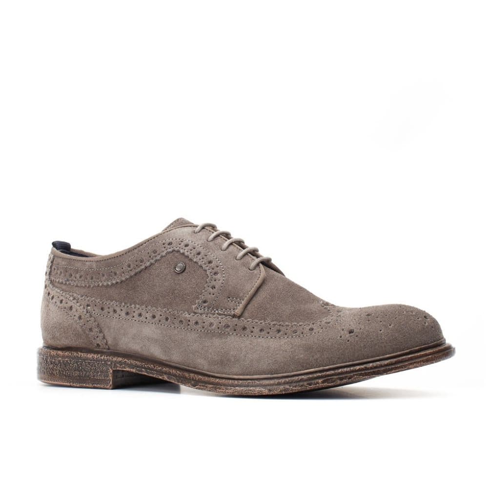 Base London Mens Onyx mocka snörning Brogue