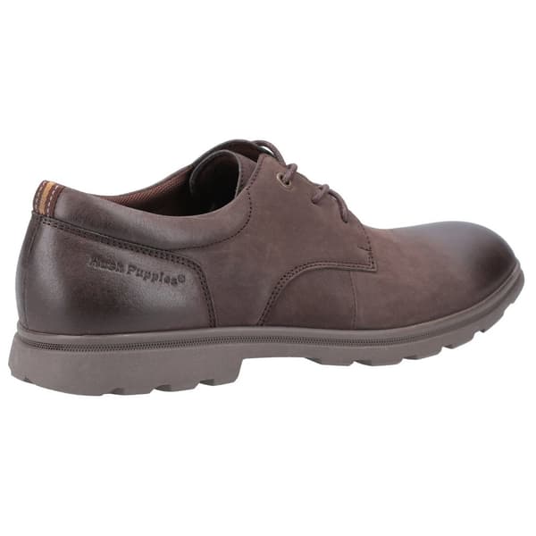 Hush Puppies Mens Trevor Leather Derby Shoes