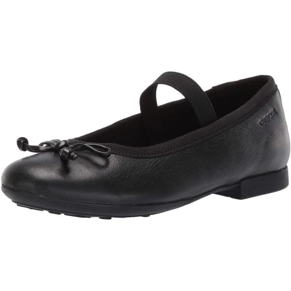 Geox Skolskor i läder för flickor Plie Black 13 UK Child