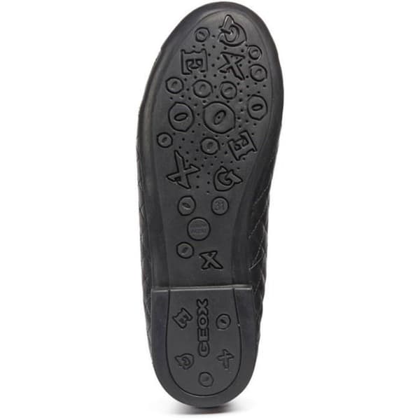 Geox Girls Bow Leather School Shoes