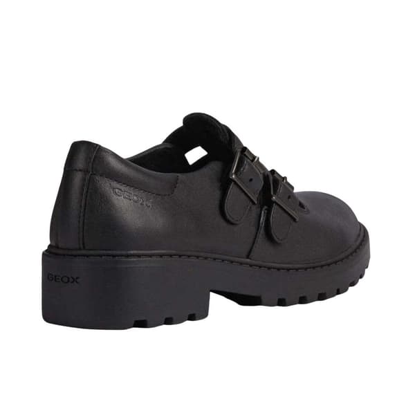 Geox Girls Casey Ballerina Leather School Shoes