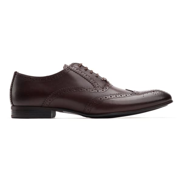 Base London Mens Mirabelle Leather Brogues Burnt Brown 10 UK