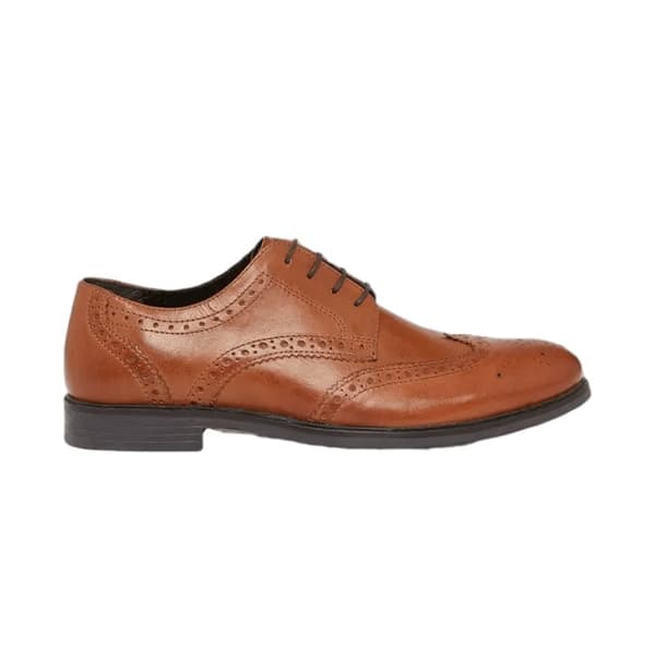 Debenhams Glenn Leather Brogues för män Tan 8 UK