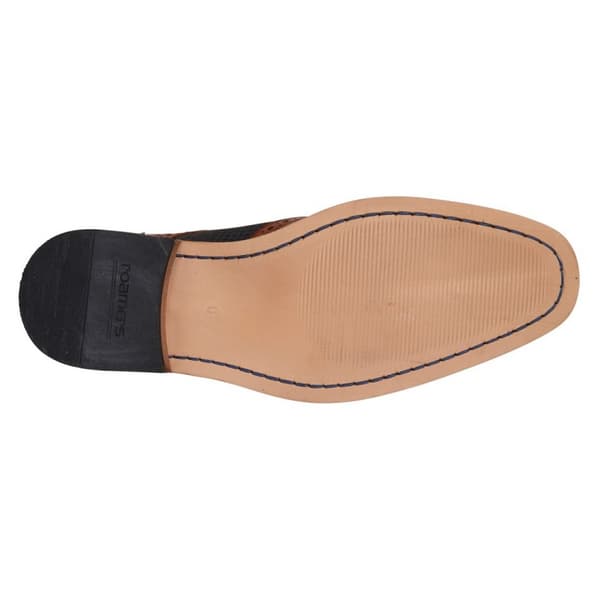 Roamers Mens Checked Leather Brogues
