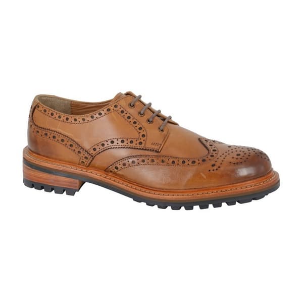 Woodland Läderbrogues för män