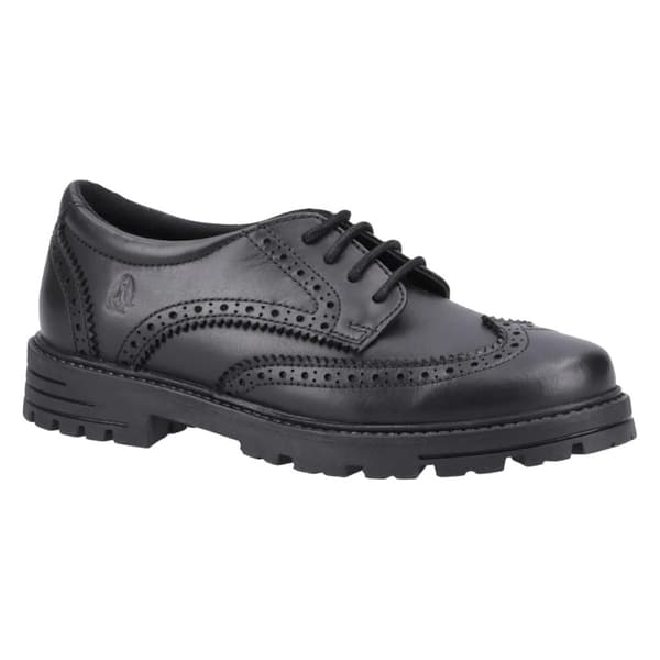 Hush Puppies Girls Maxine Leather School Shoes