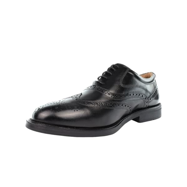 Grafters Brogues med snörning i läder för herrar