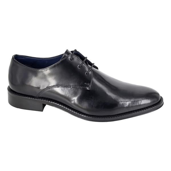 Roamers Mens Plain Leather Gibson Shoes